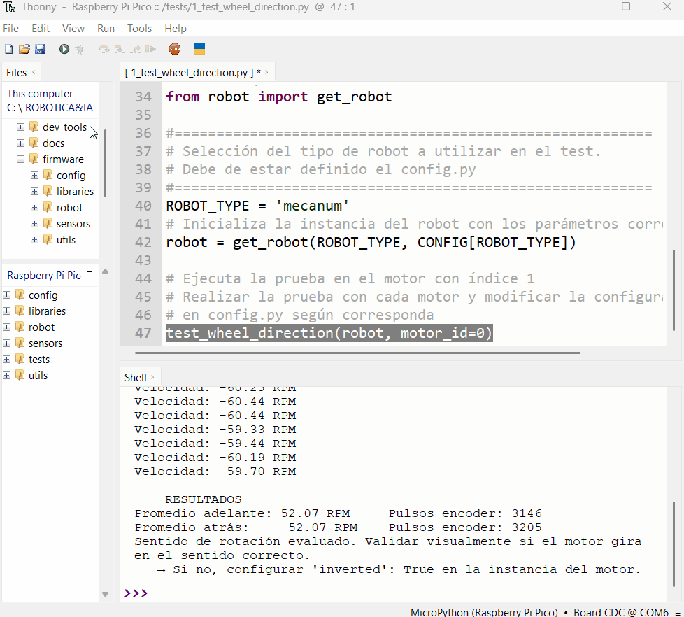 Abrir Script de Prueba